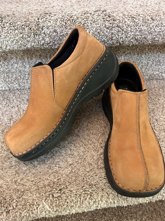 Skechers Shoes - Skechers Relaxed Fit Desert Comfort Suede Square Toe Slip On. Chunky. Platform.